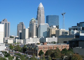 This photo of the Charlotte, North Carolina skyline was taken by Wilmington, NC photographer Ryan Cuthriell.